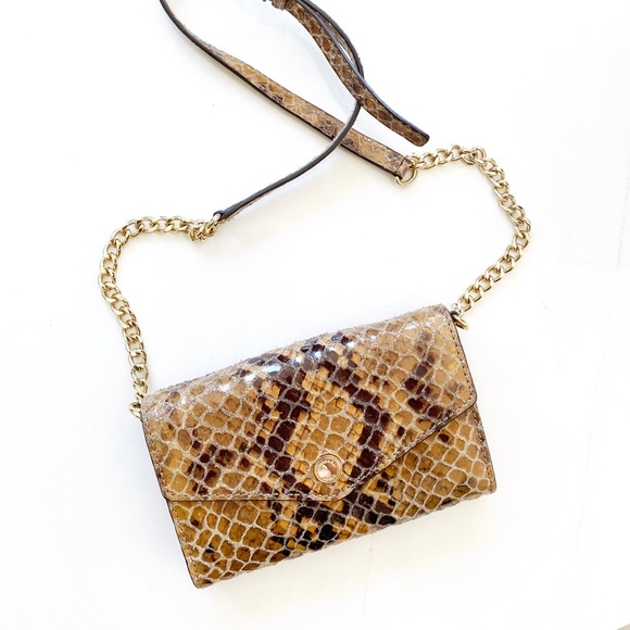 Michael Kors Snakeskin Clutch - Picture 1 of 8
